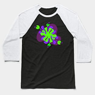 Flower tropical purple cute nature Baseball T-Shirt
